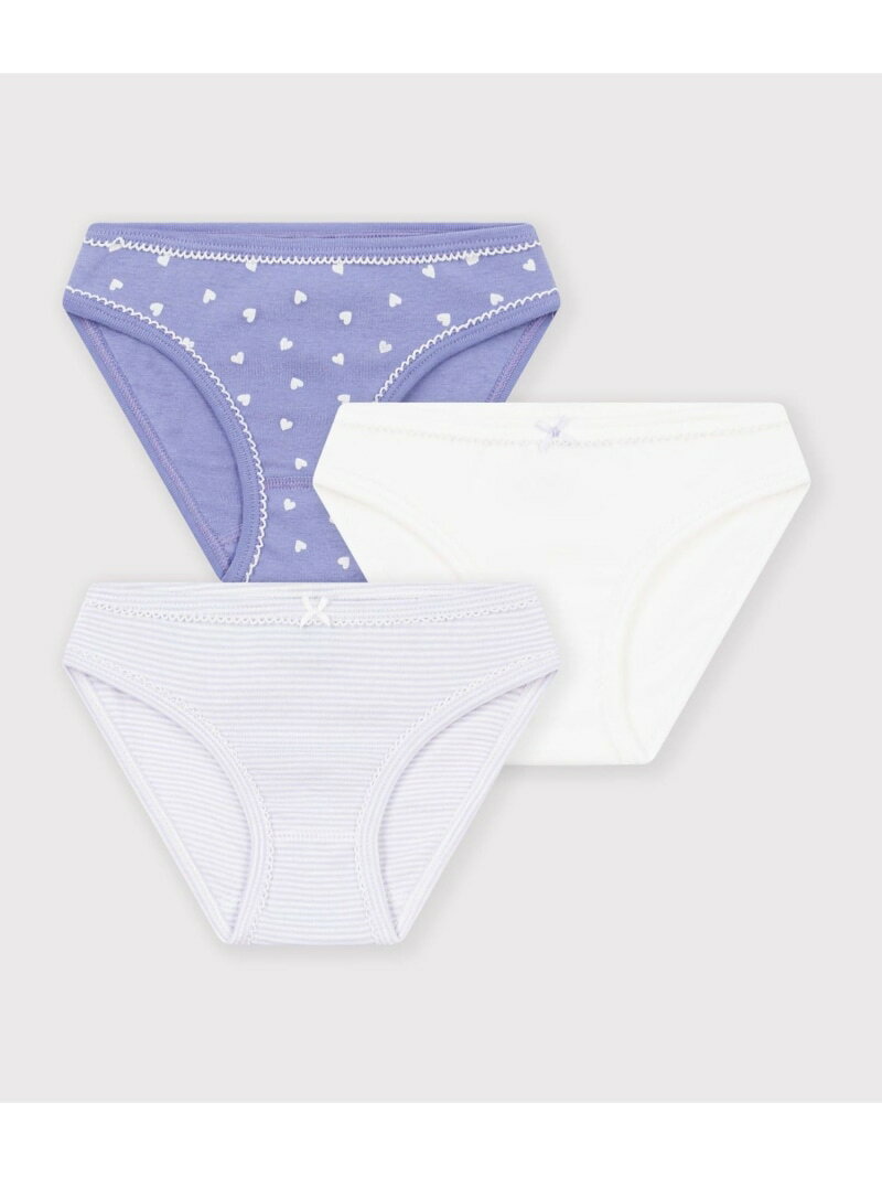 プリントショーツ3枚組 PETIT BATEAU プチバトー インナー・ルームウェア ショーツ...