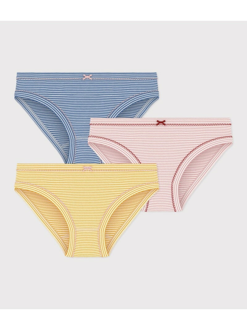 ミラレショーツ3枚組 PETIT BATEAU プチバトー インナー・ルームウェア ショーツ【送料無料】[Rakuten Fashion]