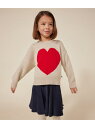 【SALE/10%OFF】ウール&コットンニットプルオーバー PETIT BATEAU プチバトー トップス ニット ホワイト【RBA_E】【送料無料】[Rak...