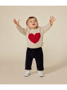 【SALE/10%OFF】ウール&コットンニットプルオーバー PETIT BATEAU プチバトー トップス ニット ホワイト【RBA_E】【送料無料】[Rak...
