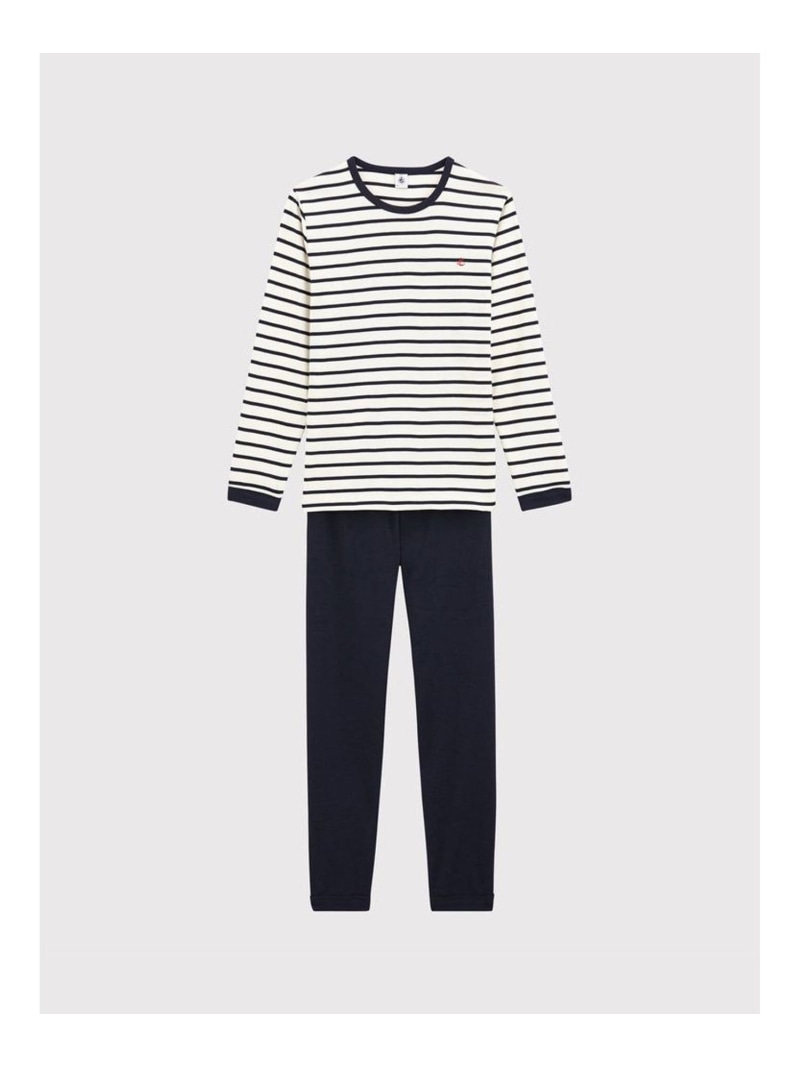 マリニエール長袖パジャマ PETIT BATEAU プチバトー インナー ルームウェア パジャマ【送料無料】 Rakuten Fashion