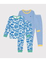 【SALE/10%OFF】長袖パジャマ2枚組 PETIT BATEAU プチバトー インナー・ルームウェア パジャマ【RBA_E】【送料無料】[Rakuten ...