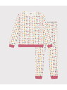 【SALE/20%OFF】プリント長袖パジャマ PETIT BATEAU プチバトー インナー・ルームウェア パジャマ【RBA_E】【送料無料】[Rakuten...