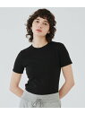 ポワンココットクルーネック半袖Tシャツ PETIT BATEAU プチバトー トップス カットソー・Tシャツ グリーン ホワイト ネイビー グレー ブラック【送...