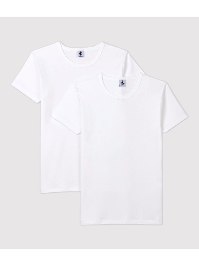 楽天PETIT BATEAUホワイトTシャツ2枚組 PETIT BATEAU プチバトー インナー・ルームウェア その他のインナー・ルームウェア[Rakuten Fashion]