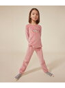 【SALE/10%OFF】ベロア長袖パジャマ PETIT BATEAU プチバトー インナー・ルームウェア パジャマ ピンク【RBA_E】【送料無料】[Raku...