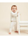 【SALE/40%OFF】チュビックカーディガン&パンツセット PETIT BATEAU プチバトー トップス カーディガン グレー ピンク【RBA_E】【送料...