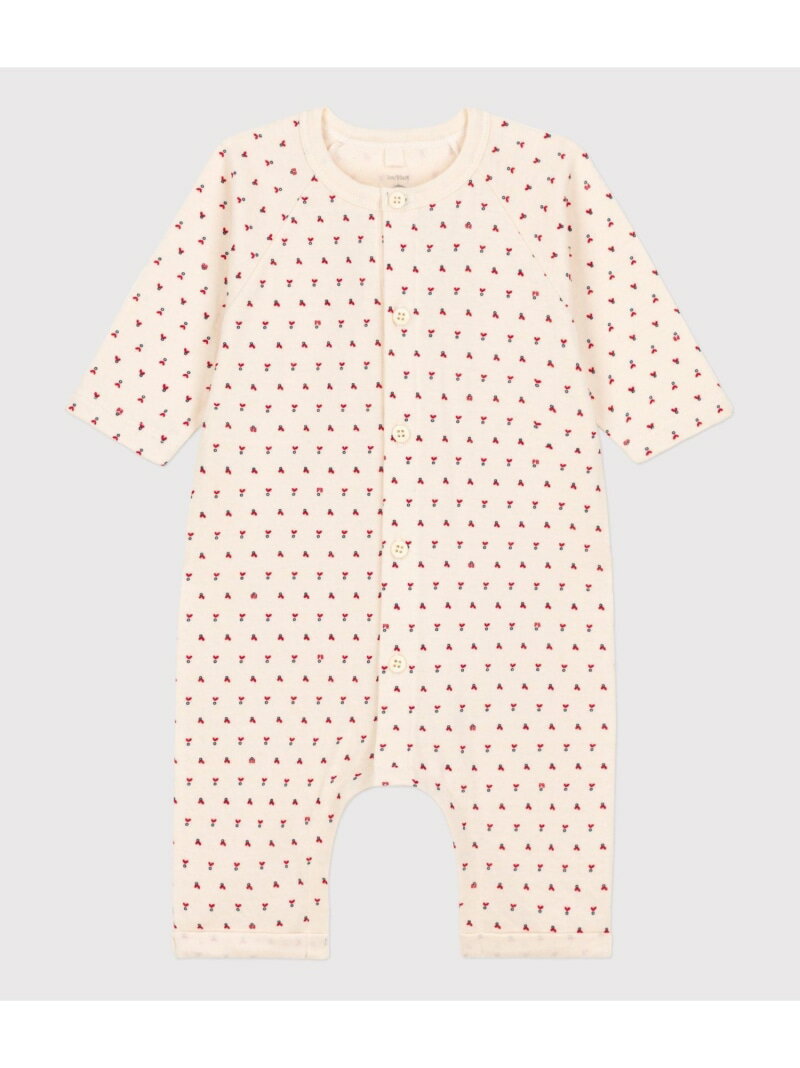 プチバトー ベビー服 男の子 【SALE／20%OFF】チュビックロンパース PETIT BATEAU プチバトー マタニティウェア・ベビー用品 ロンパース・カバーオール ホワイト【RBA_E】【送料無料】[Rakuten Fashion]