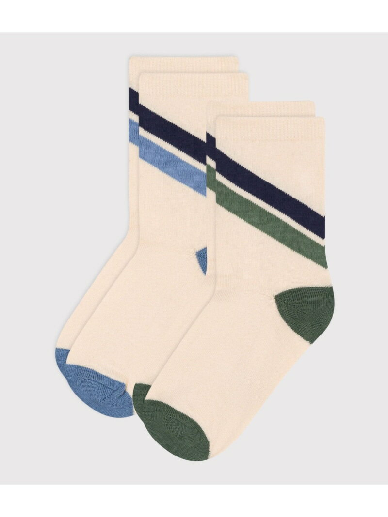 【SALE／30%OFF】ソックス2枚組 PETIT BATEAU プチバトー 靴下・レッグウェア 靴下【RBA_E】[Rakuten F..