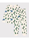 【SALE/20%OFF】長袖パジャマ PETIT BATEAU プチバトー インナー・ルームウェア パジャマ ホワイト【RBA_E】【送料無料】[Rakute...