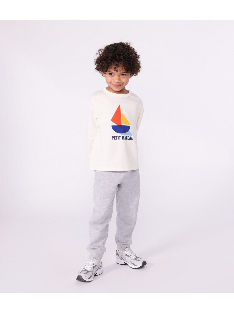 乐天商城 - 【SALE／10%OFF】長袖Tシャツ PETIT BATEAU プチバトー トップス カットソー・Tシャツ ブルー イエロー ホワイト【RBA_E】【送料無料】[Rakuten Fashion]