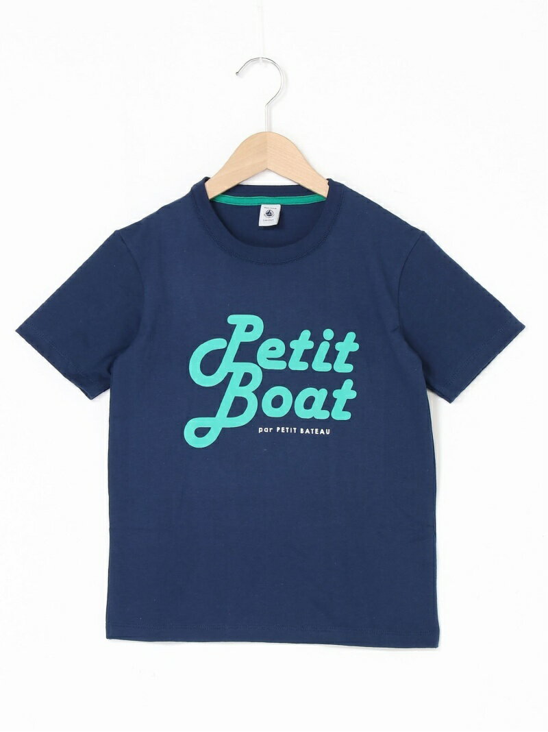 【SALE／30%OFF】(K)プリント半袖Tシャツ PETIT BATEAU プチバトー トップス その他のトップス ネイビー【RBA_E】[Rakuten Fashion]のサムネイル