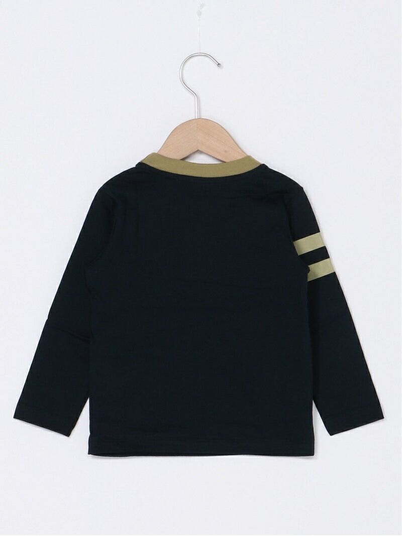 (K)プリント長袖Tシャツ PETIT BATEAU プチバトー マタニティー/ベビー ロンパース/カバーオール ネイビー【送料無料】[Rakuten Fashion]