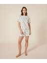【SALE/10%OFF】プリント半袖パジャマ PETIT BATEAU プチバトー インナー・ルームウェア パジャマ【RBA_E】【送料無料】[Rakuten...