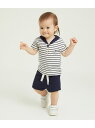 セーラートップス ショートパンツセット PETIT BATEAU プチバトー トップス カットソー Tシャツ【送料無料】 Rakuten Fashion