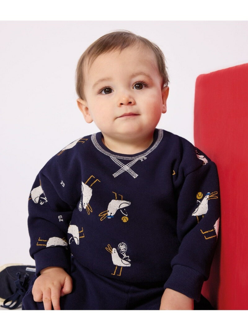 Rakuten - 裏起毛スウェットプルオーバー PETIT BATEAU プチバトー トップス スウェット・トレーナー【送料無料】[Rakuten Fashion]