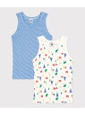 【SALE/10%OFF】タンクトップ2枚組 PETIT BATEAU プチバトー インナー・ルームウェア その他のインナー・ルームウェア【RBA_E】【送料無...