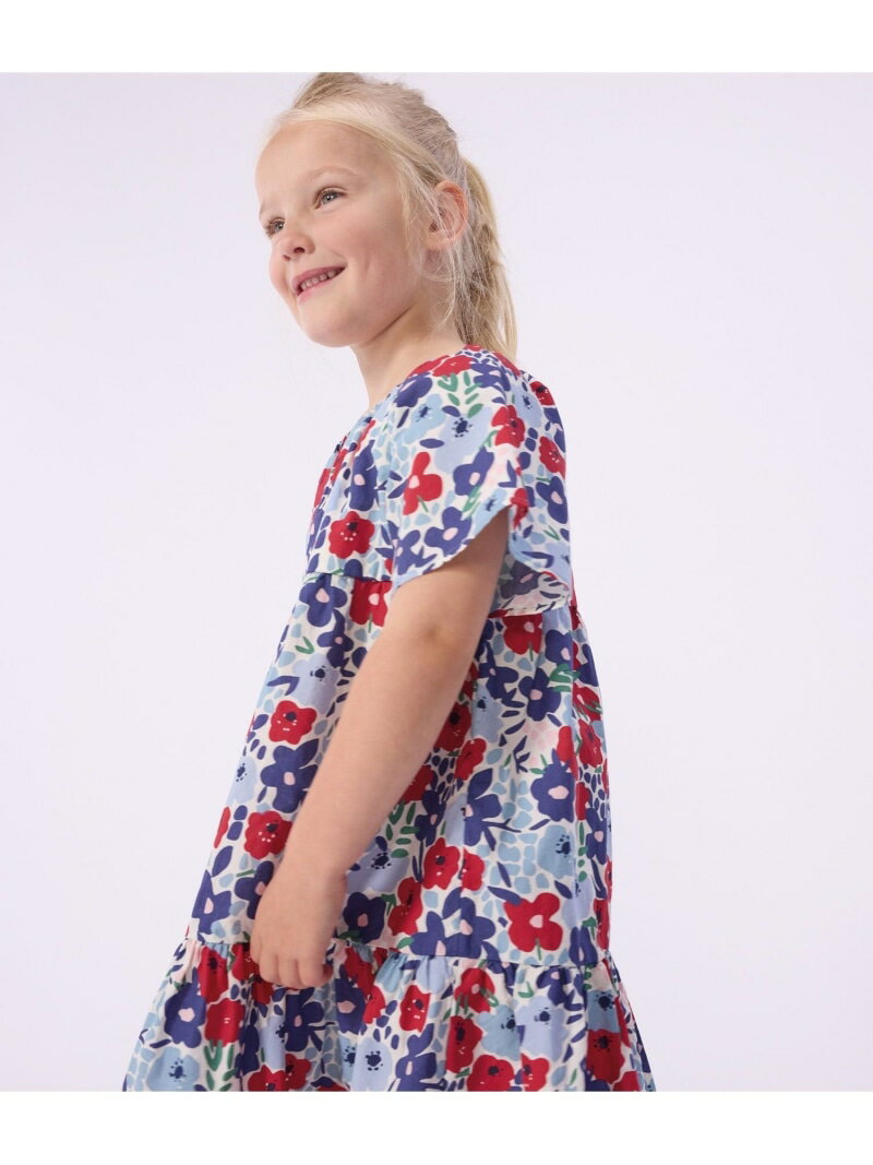 フラワープリントワンピース PETIT BATEAU プチバトー ワンピース・ドレス ワンピース【送料無料】[Rakuten Fashion]