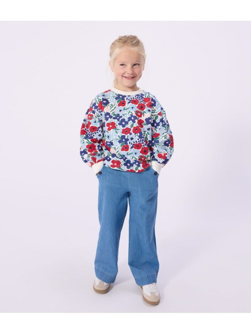 樂天商城 - フラワープリントスウェットプルオーバー PETIT BATEAU プチバトー トップス スウェット・トレーナー【送料無料】[Rakuten Fashion]