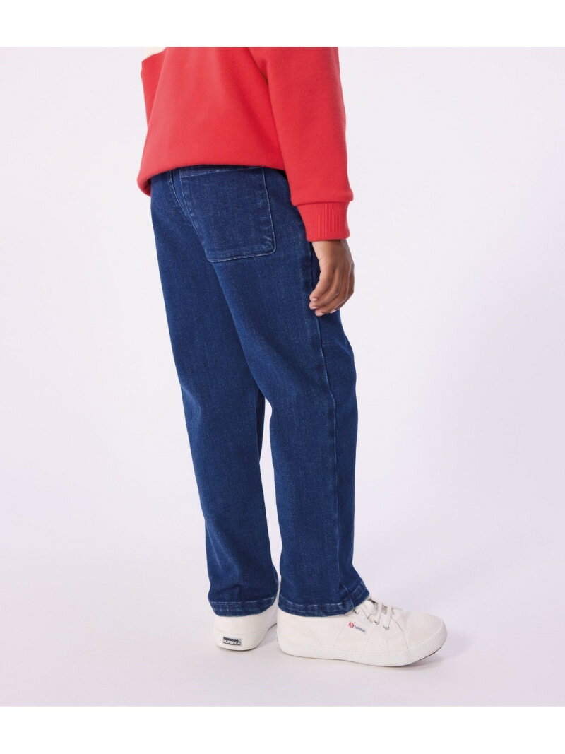 デニムパンツ PETIT BATEAU プチバトー パンツ ジーンズ・デニムパンツ ブルー【送料無料】[Rakuten Fashion]