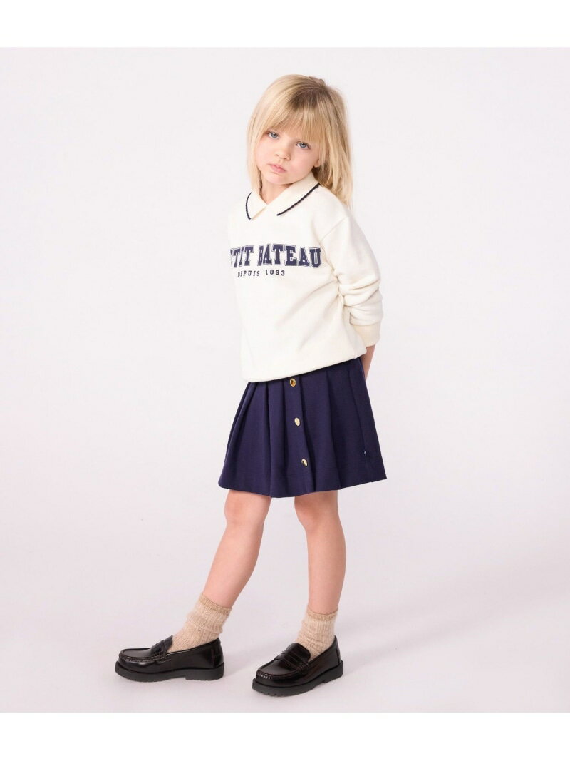 スウェットプルオーバー PETIT BATEAU プチバトー トップス スウェット・トレーナー ホワイト【送料無料】[Rakuten Fashion]