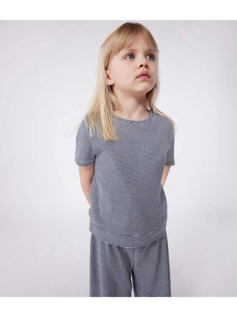 パジャマ PETIT BATEAU プチバトー インナー・ルームウェア パジャマ ホワイト【送...