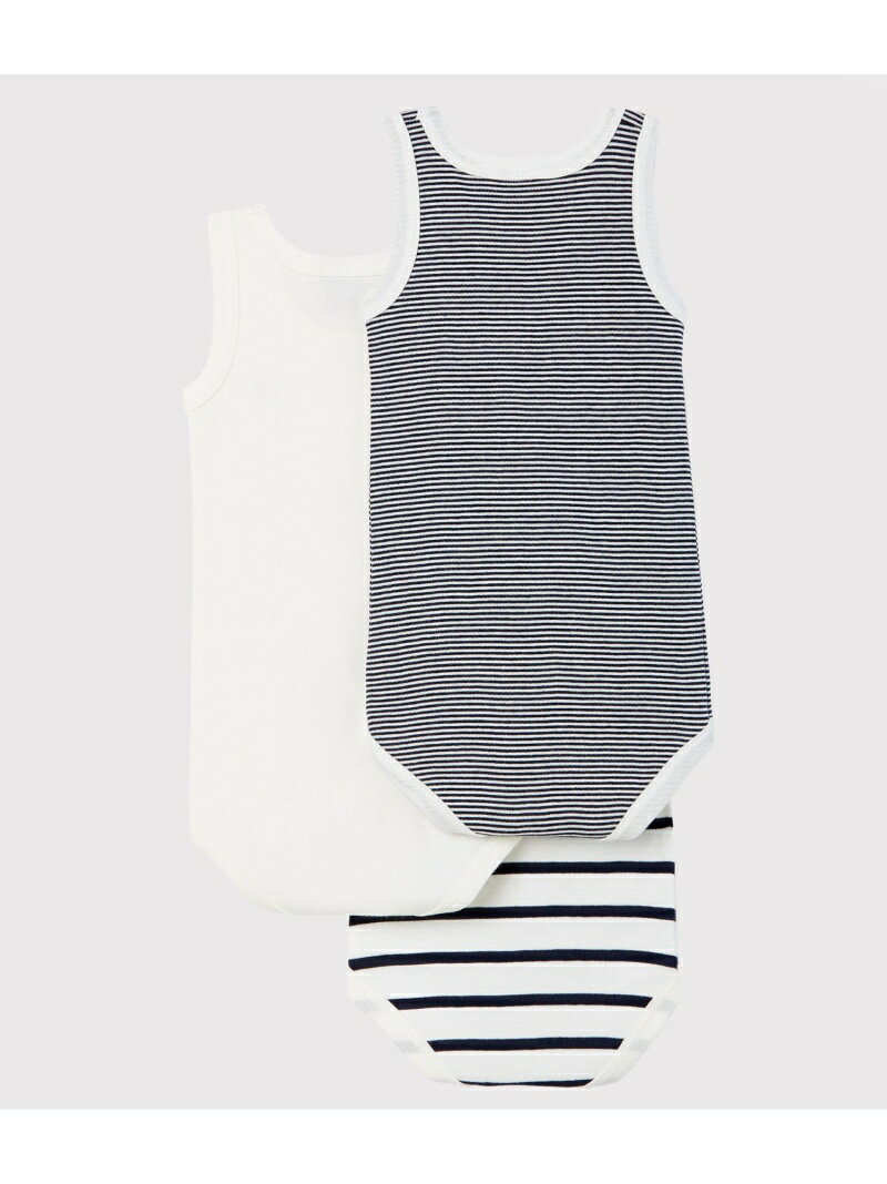 マリニエール&ミラレタンクトップボディ3枚組 PETIT BATEAU プチバトー マタニティ...