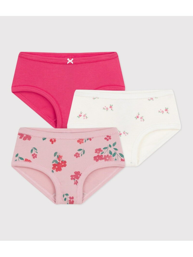 ハイウェストショーツ3枚組 PETIT BATEAU プチバトー インナー・ルームウェア ショーツ【送料無料】[Ra..