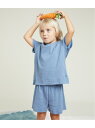 【SALE/10%OFF】針抜き半袖パジャマ PETIT BATEAU プチバトー インナー・ルームウェア パジャマ ブルー ピンク【RBA_E】【送料無料】[...