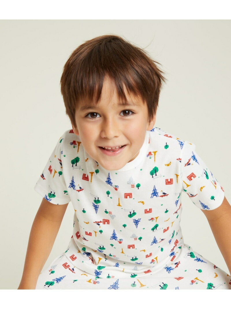 【SALE／10%OFF】半袖パジャマ PETIT BATEAU プチバトー インナー・ルームウェア パジャマ【RBA_E】【送料無料】[Rakuten Fashion]