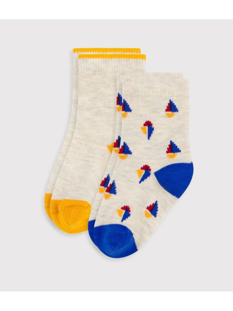 ソックス2枚組 PETIT BATEAU プチバトー 靴下・レッグウェア 靴下[Rakuten Fashion]