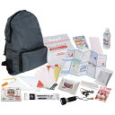 非常持出しリュック18点セット HR25-18 4307-020 防災グッズ 防災セット 非常用持ち出し袋 防災リュック 避難セット 災害グッズ 保存水 防災 ...