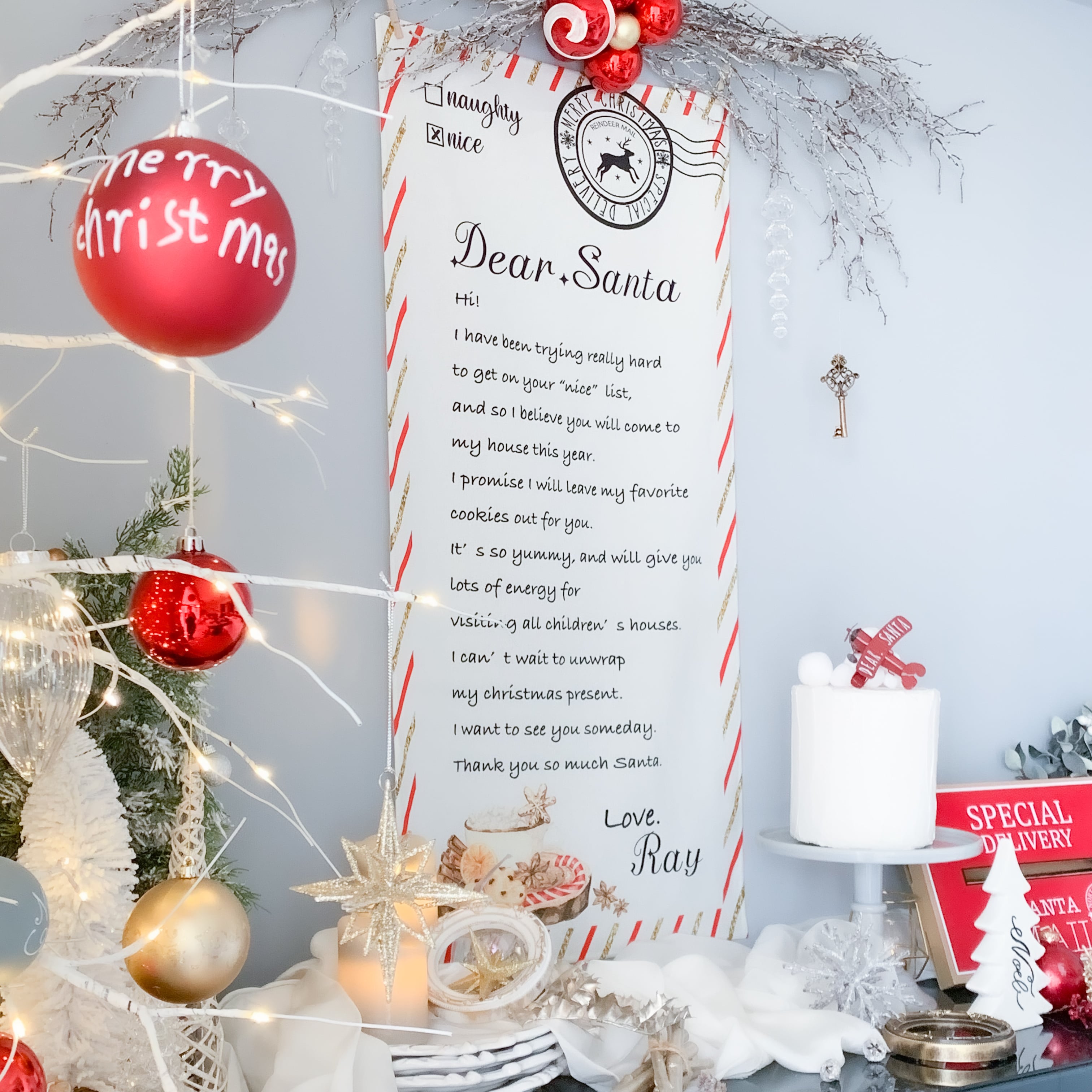 クリスマスタペストリー RUDOLPH 『 Dear.Santa 』インスタ映え 背景 シート 撮影用背景布 撮影用背景..