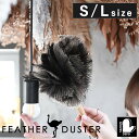 【正規品】 フェザーダスター 天然素材100% Sサイズ Lサイズ 本革ひも使用 ハンディワイパー 天然 オーストリッチ はたき ほこり取り ハンディーワイパー 埃 ブラシ ハンドモップ 部屋 掃除道具 ハンディモップ 毛ばたき 車 プレゼント 実用的 お買い物マラソン