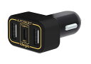 AXS 車載用 POWER DELIVERY USB TYPE-C TYPE-A 充電器 3ポート 7.0A DC12/24V車 ブラック X-223