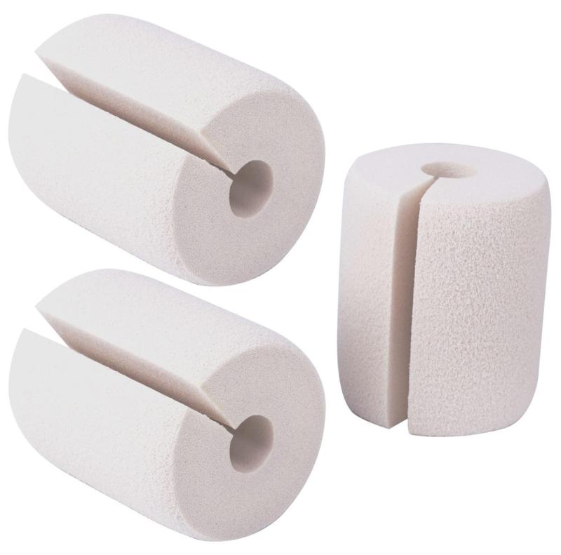 [GJTr] ドア ストッパー ゴム製 クッション 指はさみ 防止 扉 引き戸 引き出し ホワイト 3個 セット