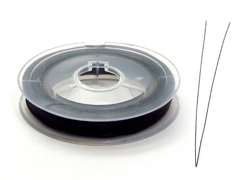 (SAJ)オペロンゴム ブレスレット用(ブレスレット 作り方 解説書付き)(1個)(黒)