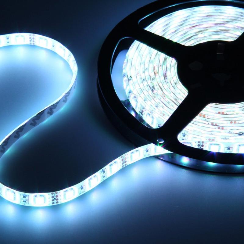 ���i�JLED 12V�����P�x 5M 600�A LED�e�[�v �h�� �ؒf�\ ���x�[�X LED�O���[�� ���͔S�����ʃe�[�v ���ʔ��� SMD 2835 (�z���C�g)