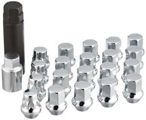 【RAYS(レイズ)】 17HEXロック&ナットセット(5ホール用) M12×1.5 CP(メッキ) 74082000000CP