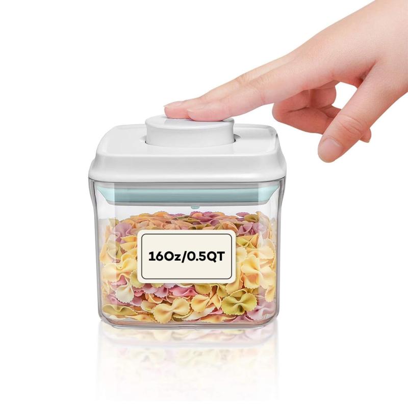 iChewie - BopTop（1点）密閉食品保管容器 - メカニカルシリコンシールキャニスター - BPAフリー - 約5..