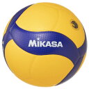 ミカサ MIKASA バレーボール 4号 日本バレーボール協会検定球 中学生・婦人用 イエロー ブルー V400W 推奨内圧0.3 kgf ㎠ 