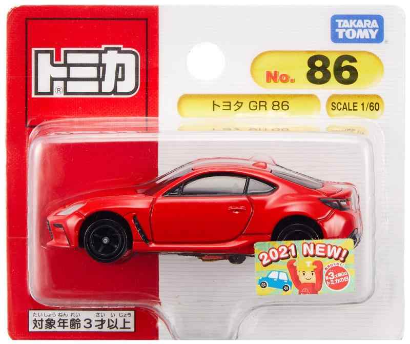 タカラトミー トミカ No.86 トヨタ GR 86 (ブリスターパッケージ) ミニカー おもちゃ 3歳以上