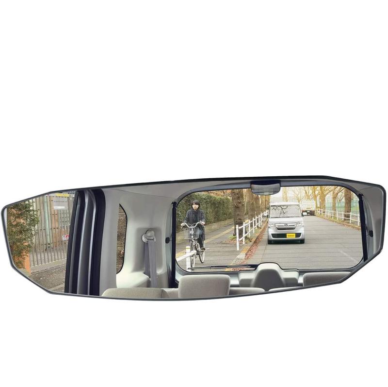 カーメイト(CARMATE) ガラス 車用 ルームミラー オクタゴンシリーズ 超ワイド 1400SR曲面鏡 高反射鏡 300mm M48