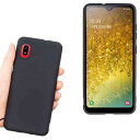 【Suumii】Galaxy A20 docomo SC-02M / au SCV46専用 ケース マット ブラック 衝撃吸収Galaxy A21 SC-42A / SCV49 〖 ソフトカバー 軽量 TPU〗サムスン ギャラクシー a20 a21 sc