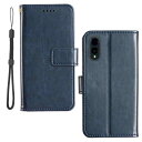 【Suumii】arrows We2 F-52E用 ケース 手帳型 F-52E docomo財布型携帯 カバーケース (紺)カード収納 横置きスタンド機能 高級PUレザー マグネット開閉式 便利 人気 本革 おしゃれ カードポケットarrowsWe2