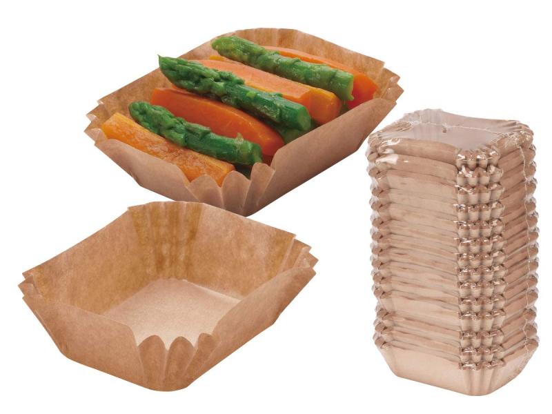 サンナップ 【紙製 おかずカップ】 クラフトカップ お弁当 お菓子 OCNK280MMZ (長角中 280枚)