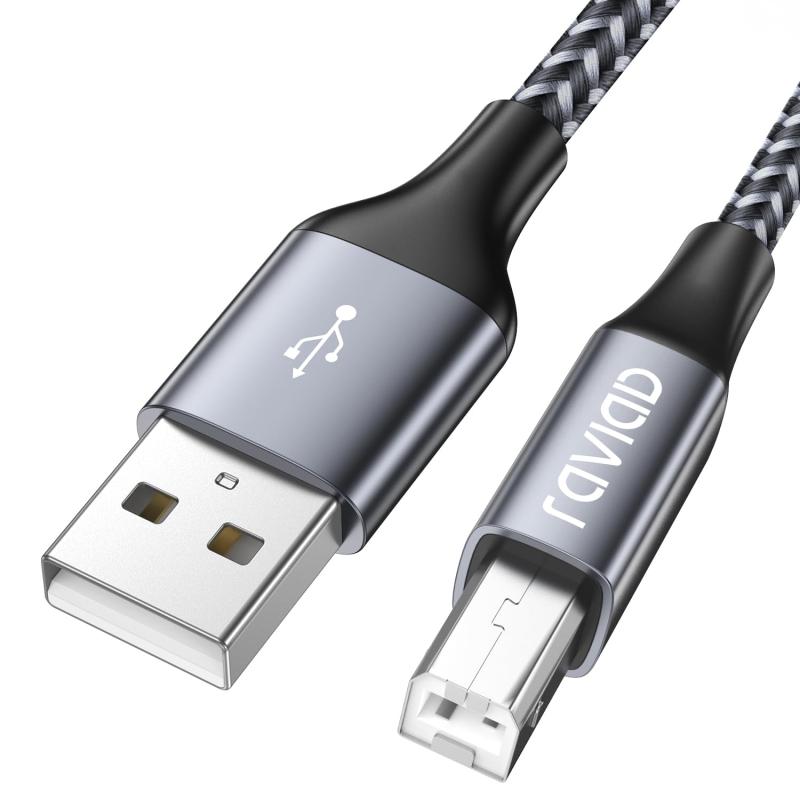 RAVIAD ץ󥿡֥ 2M USB2.0֥ A - B 480Mbps®ǡž Canon...