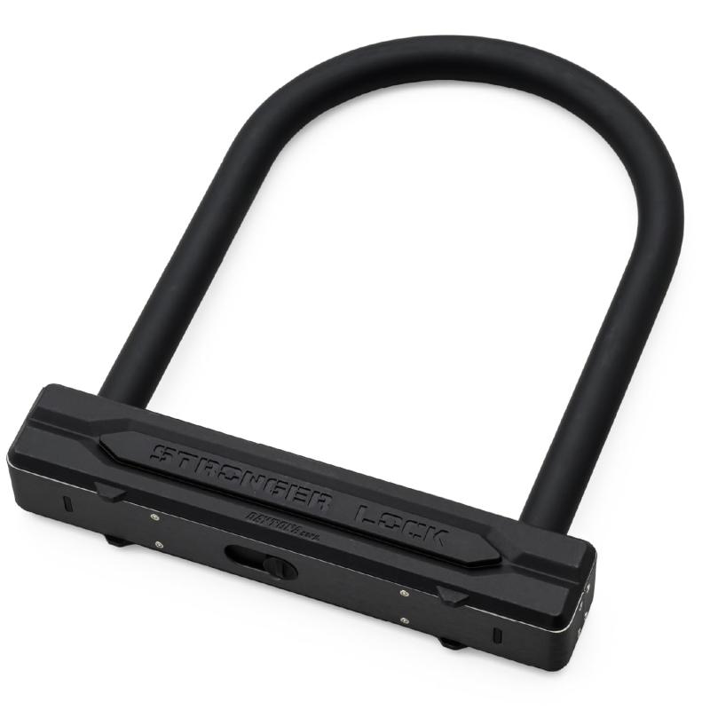 デイトナ(Daytona) バイク用 U字ロック φ16mm タイヤロック可能な154mm幅 鍵穴シャッター LEDライト付き鍵 ストロンガーU字ロック W154/H220mm 32698