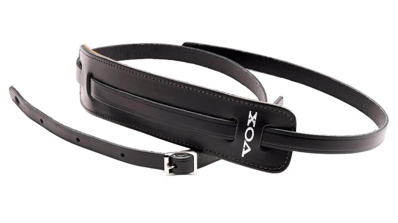 VOX ギターストラップ レザー 革 60's VINTAGE STRAP MM25-BLK ブラック 黒