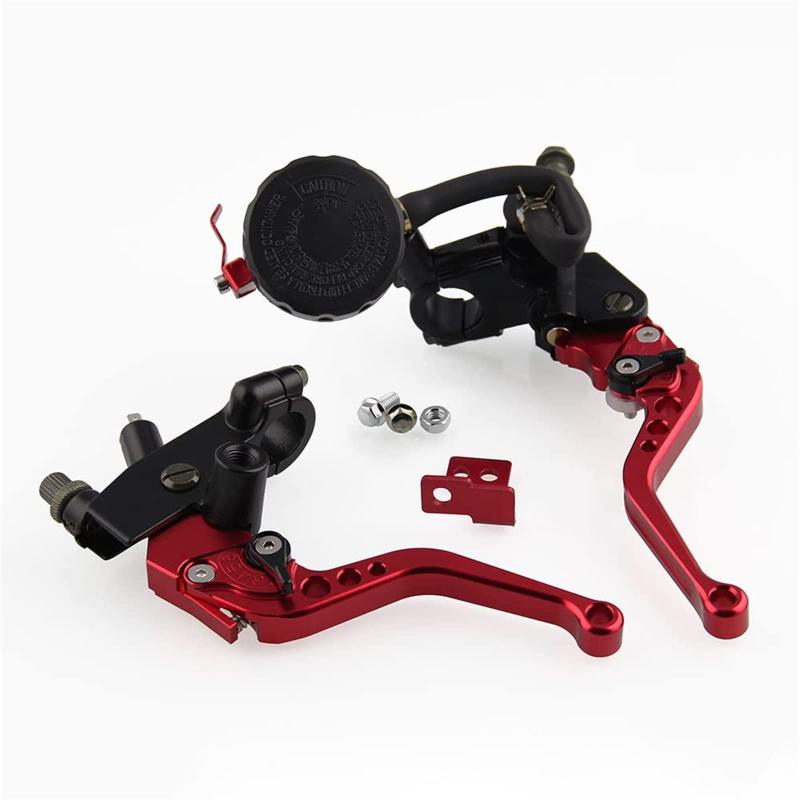 Kiload 汎用 バイク マスターシリンダー ブレーキφ22mm(7/8インチ) アジャスタブル ブレーキ クラッチ ..